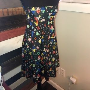Buy 2 get 1 ♥️NWOT LuLaRoe Azure Skirt FUN pattern